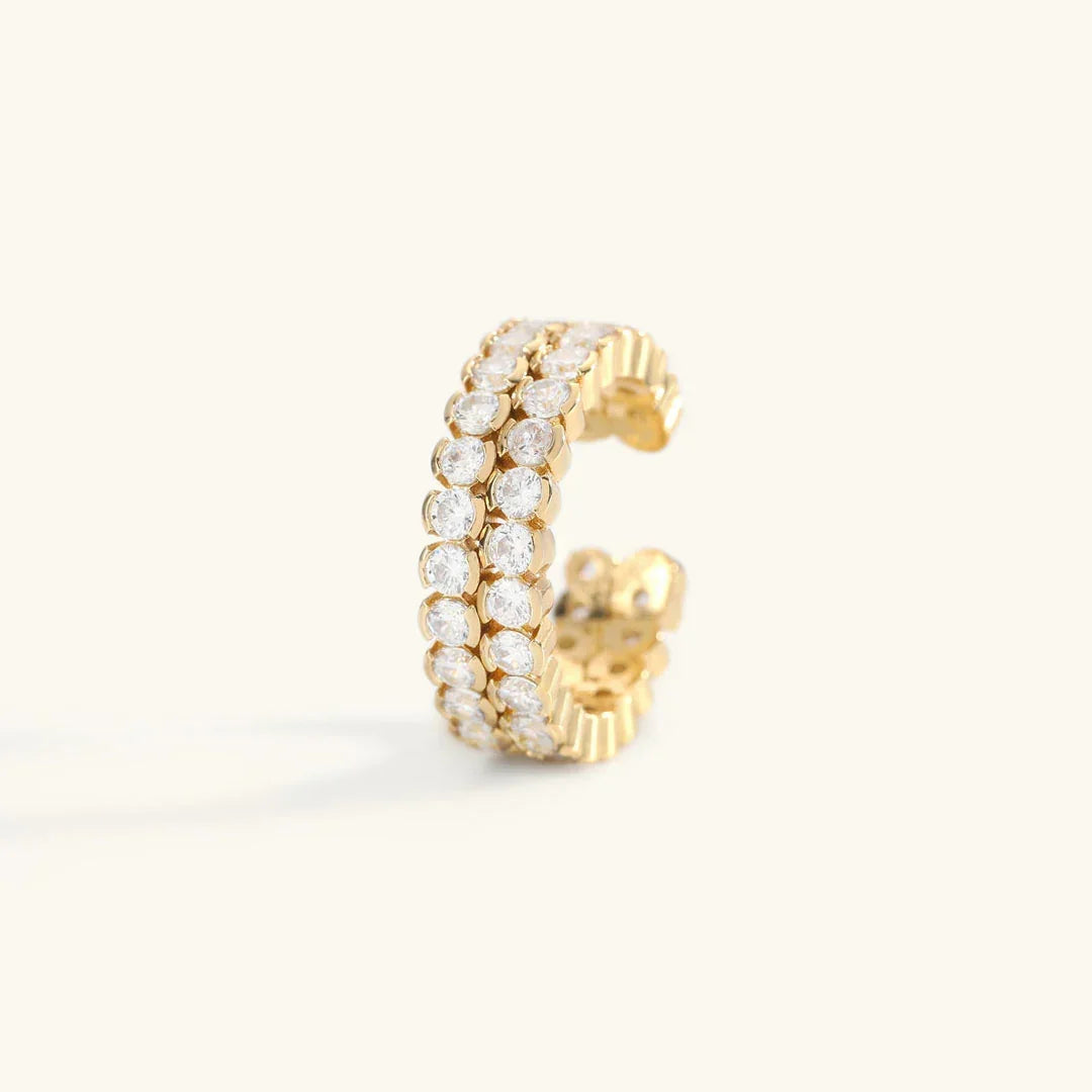 [AuraEcho]Cassandra Studded Gold Ring