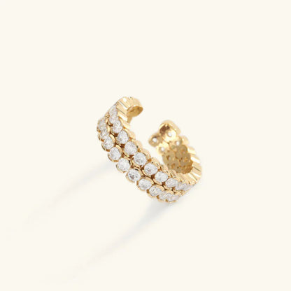 [AuraEcho]Cassandra Studded Gold Ring