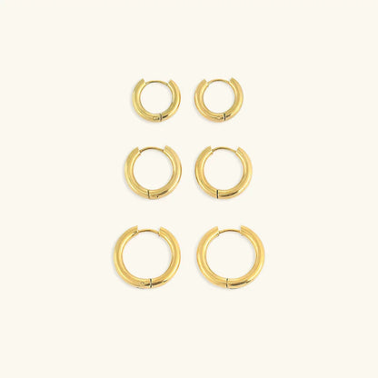 [AuraEcho]Classic Round Hoops