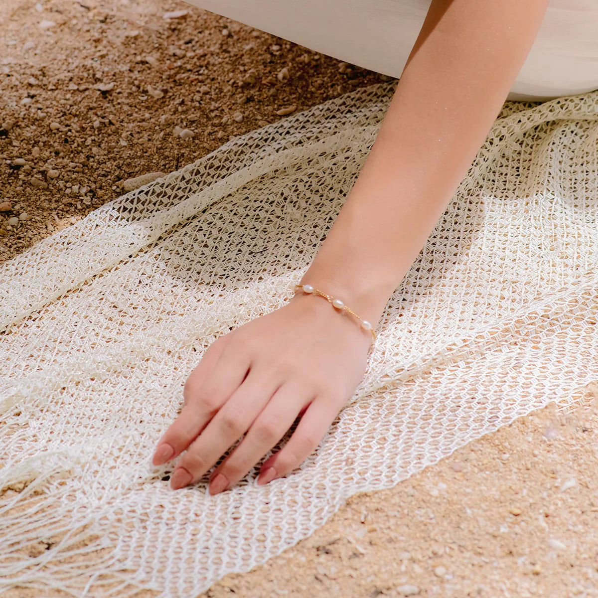 [AuraEcho]Coralie Freshwater Pearl Bracelet