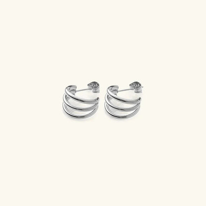 [AuraEcho]Cradle Gold Earrings