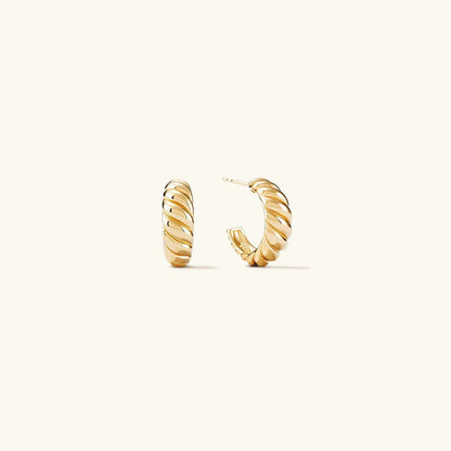 [AuraEcho]Croissant Arc Earrings
