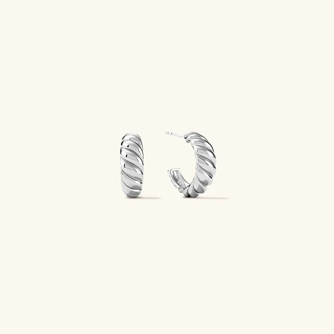 [AuraEcho]Croissant Arc Earrings
