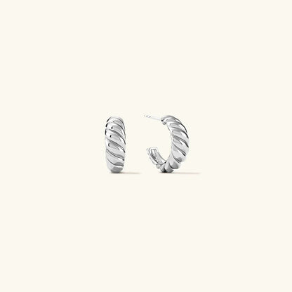 [AuraEcho]Croissant Arc Earrings