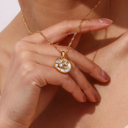[AuraEcho]Cybil Gold Necklace