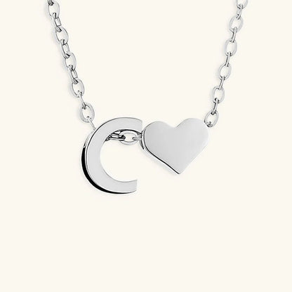 [AuraEcho]Ria Initial Letter Gold Necklace