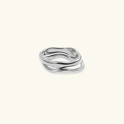 [AuraEcho]Dianne Gold Stacker Ring
