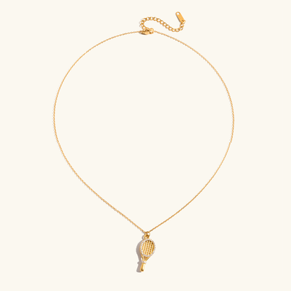 [AuraEcho]Aces Gold Tennis Pendant