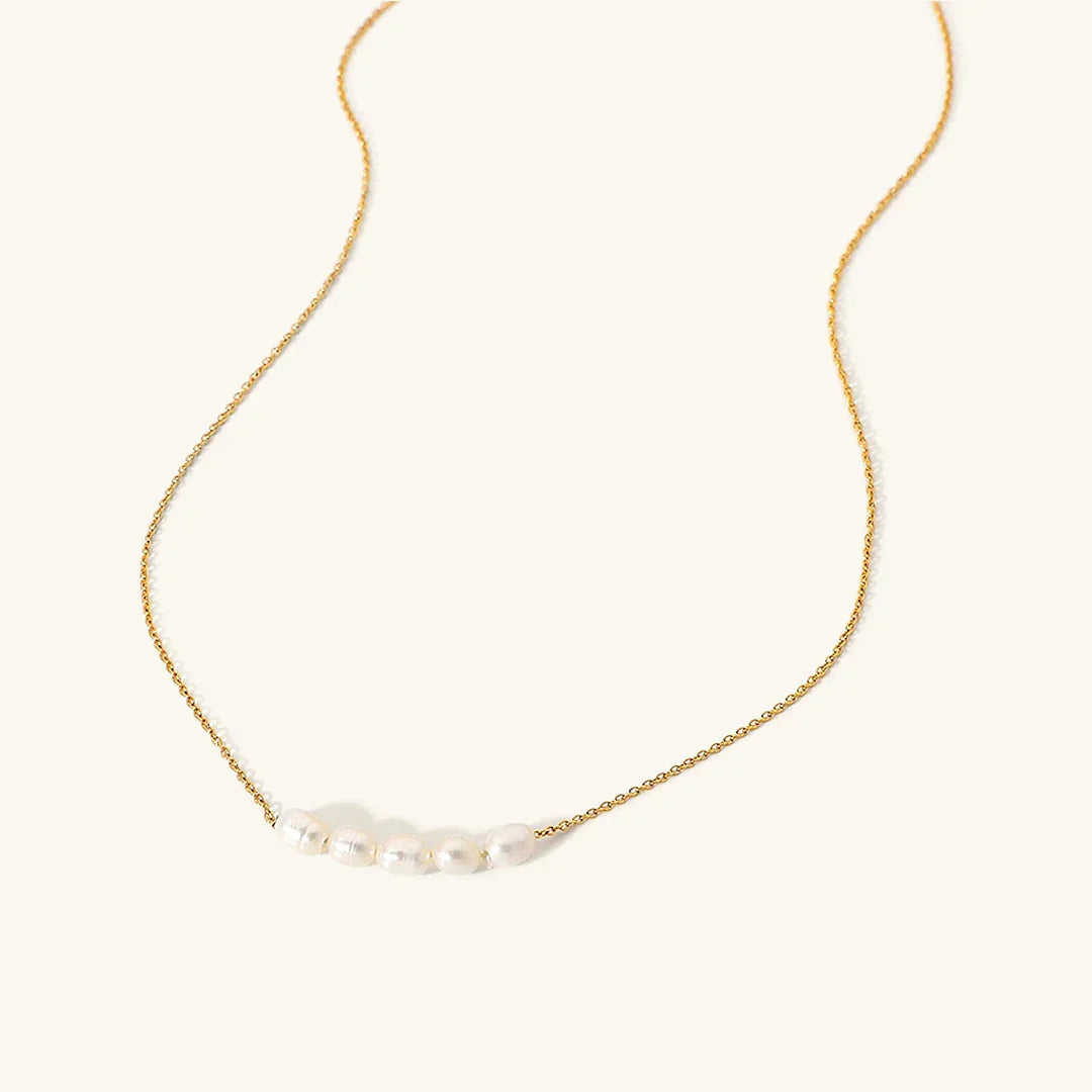 [AuraEcho]Elle Gold Pearl Necklace