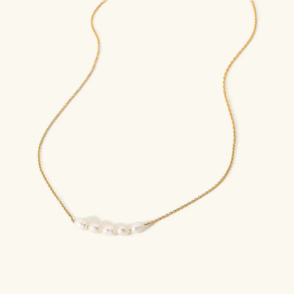 [AuraEcho]Elle Gold Pearl Necklace