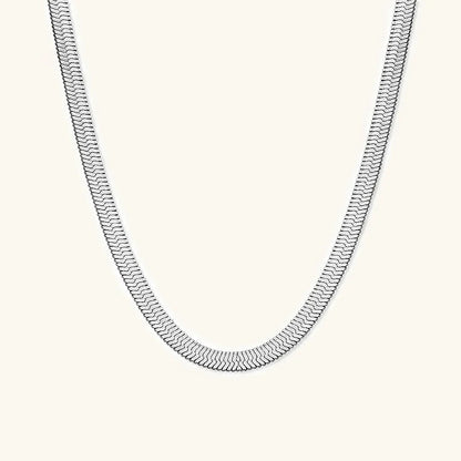 [AuraEcho]Elysian Gold Herringbone Necklace