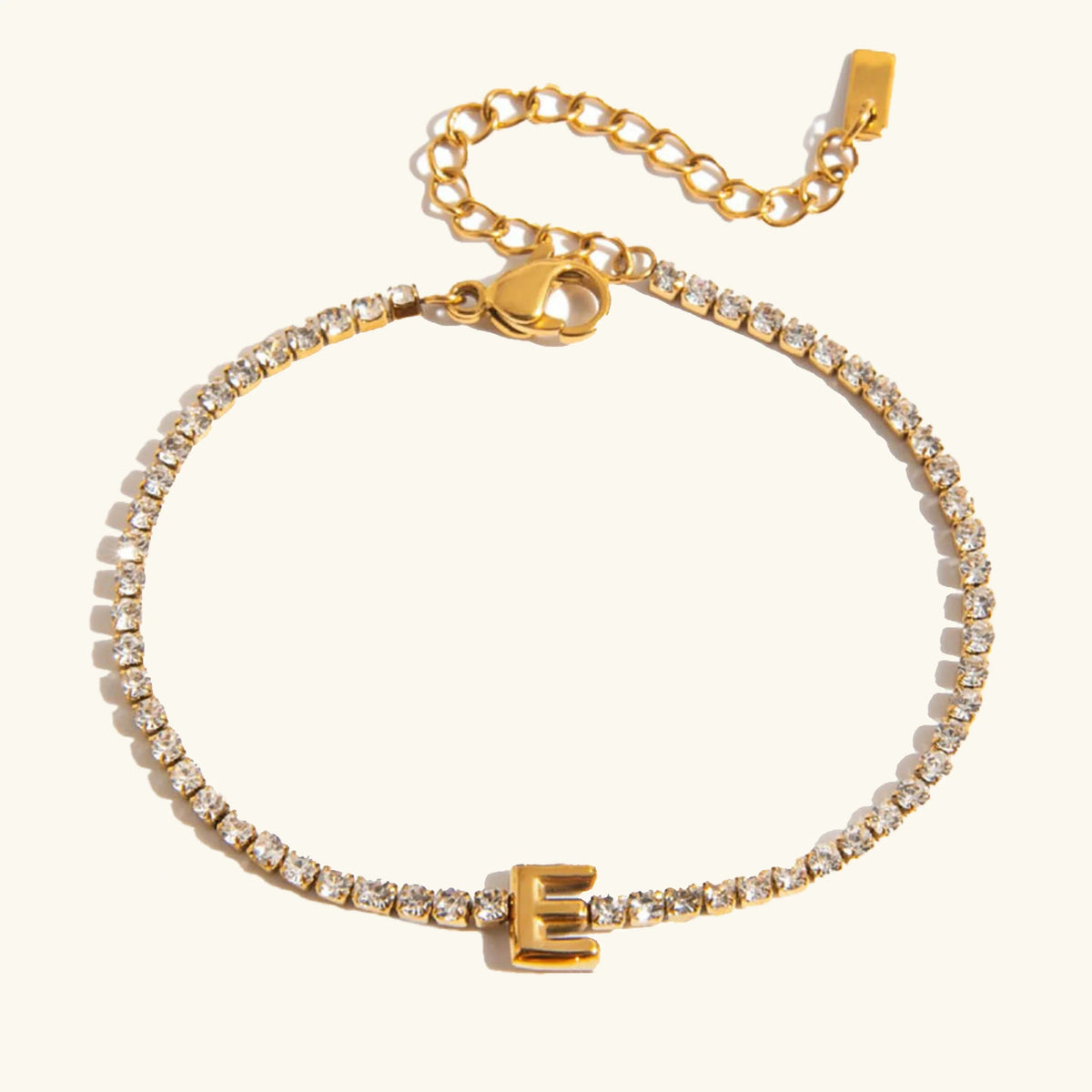 [AuraEcho]Avaria Bubble Letter Tennis Bracelet