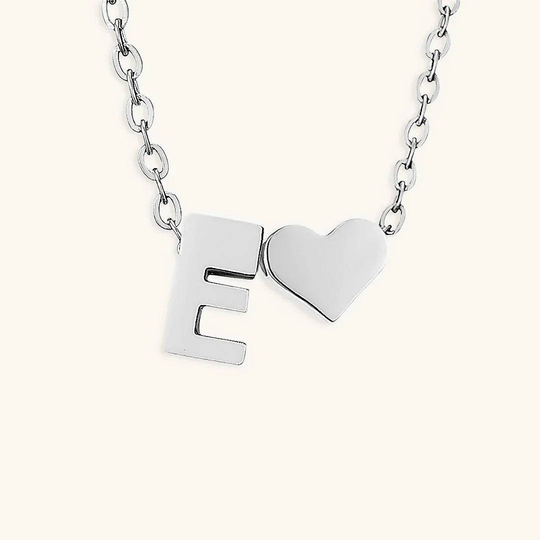 [AuraEcho]Ria Initial Letter Gold Necklace