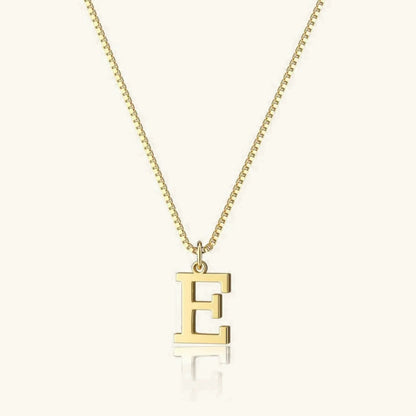 [AuraEcho]Therese Letter Initial Gold Necklace