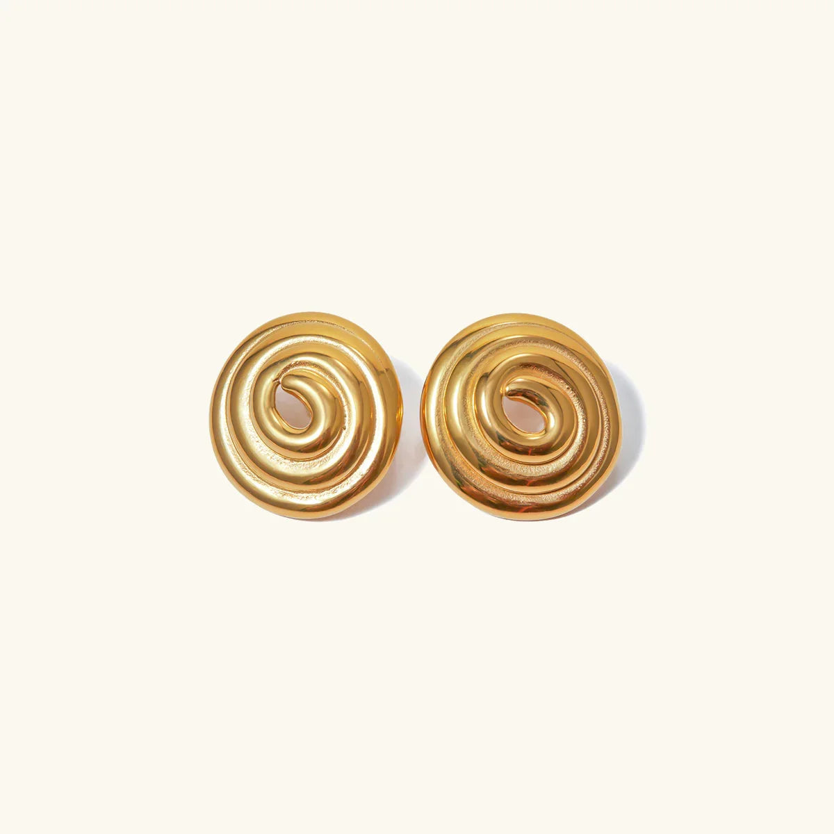 [AuraEcho]Eliah Gold Earrings