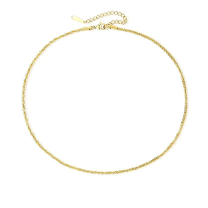 [AuraEcho]Audrey Gold Chain Necklace