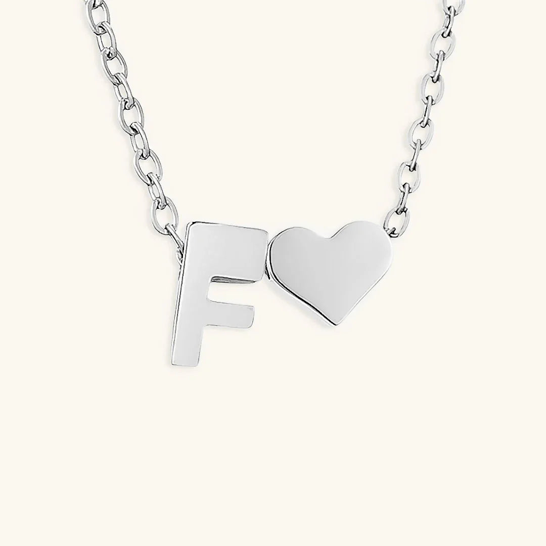 [AuraEcho]Ria Initial Letter Gold Necklace