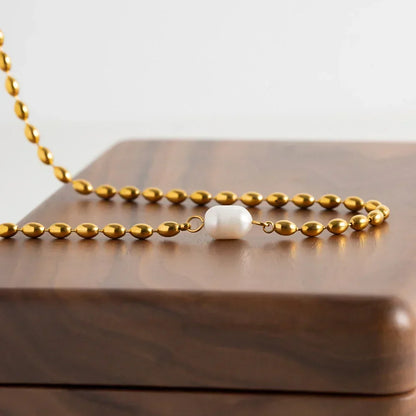 [AuraEcho]Neptune Freshwater Pearl Necklace