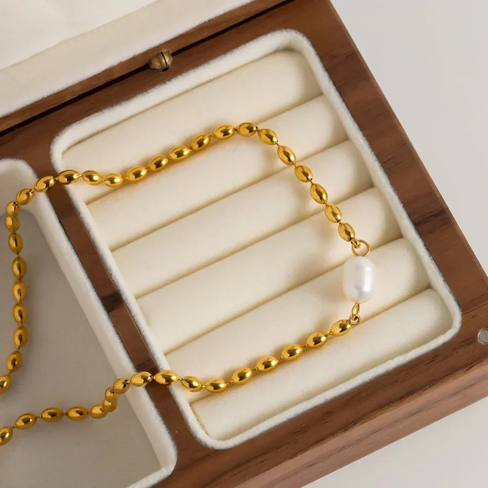 [AuraEcho]Neptune Freshwater Pearl Necklace