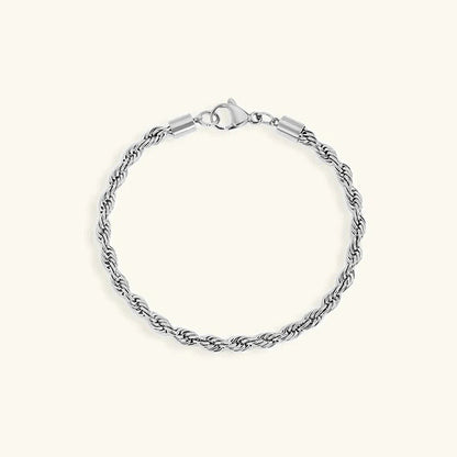 [AuraEcho]Gigi Rope Chain Gold Bracelet