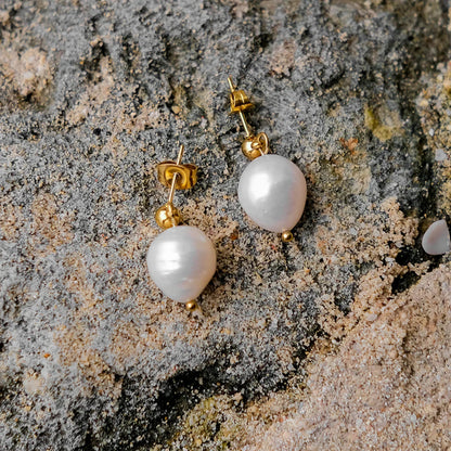 [AuraEcho]Gloria Freshwater Pearl Earrings