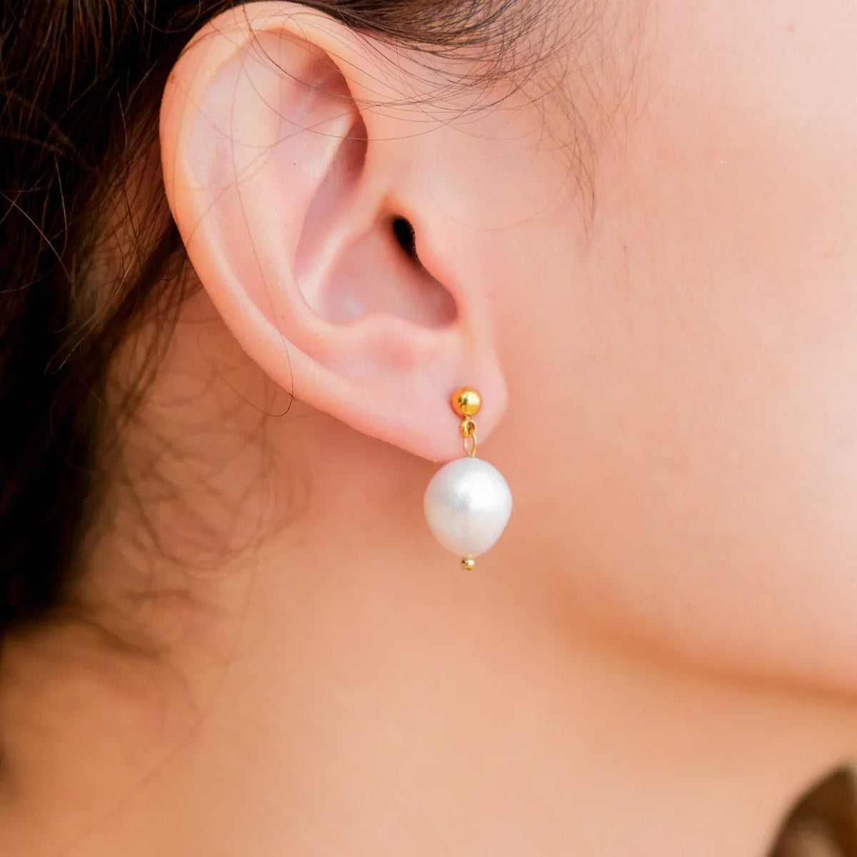 [AuraEcho]Gloria Freshwater Pearl Earrings