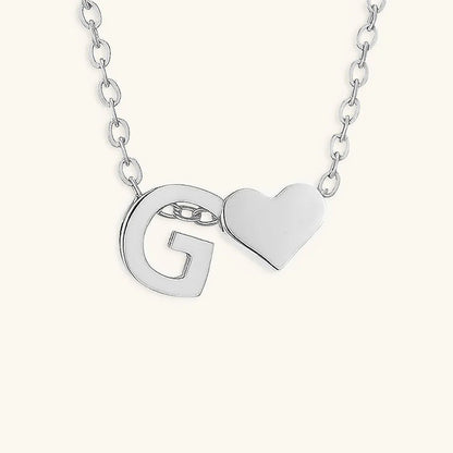 [AuraEcho]Ria Initial Letter Gold Necklace