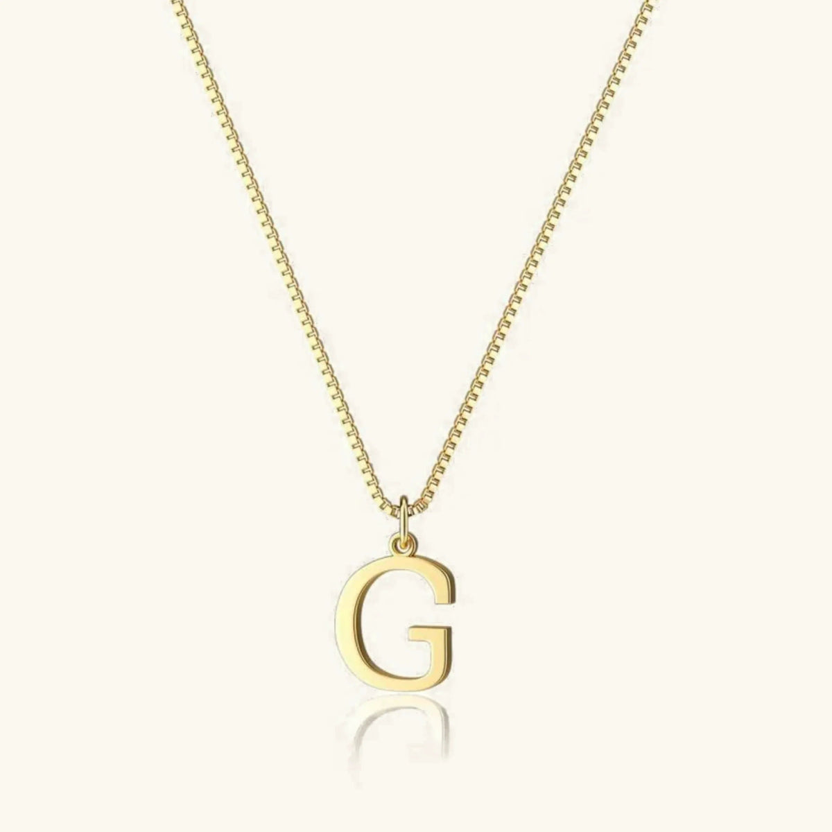 [AuraEcho]Therese Letter Initial Gold Necklace