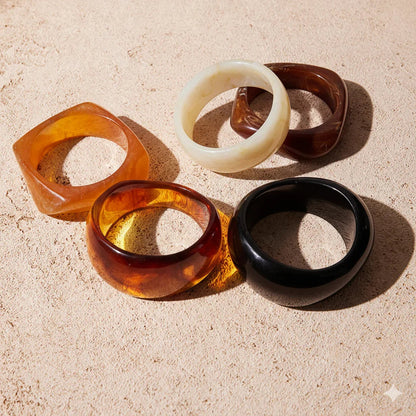 [AuraEcho]Kaitlyn Chunky Acrylic Bangle