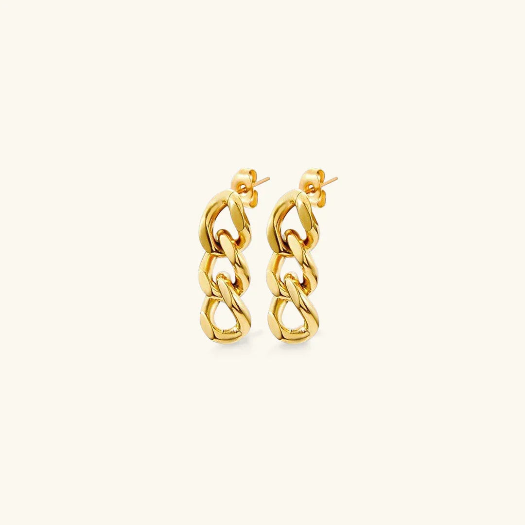 [AuraEcho]Giselle Gold Chain Earring