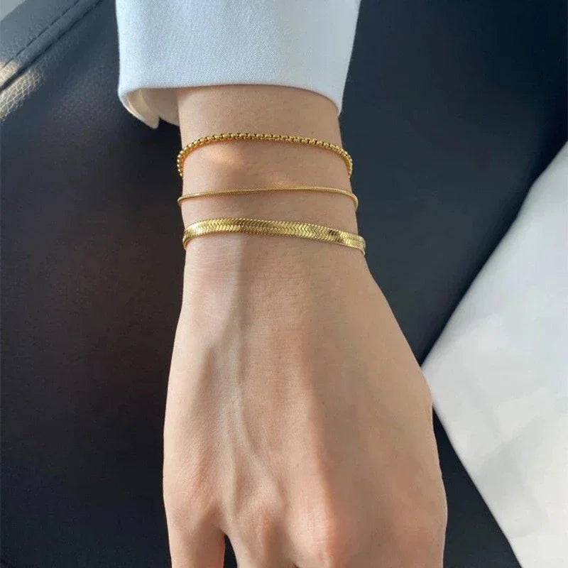 [AuraEcho]Cynthia Gold Bracelet