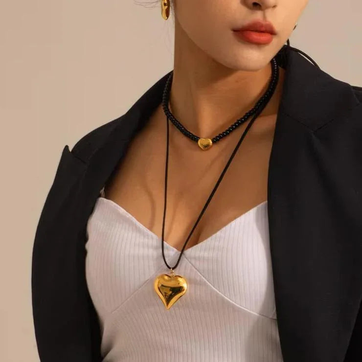 [AuraEcho]Lavine Heart Necklace