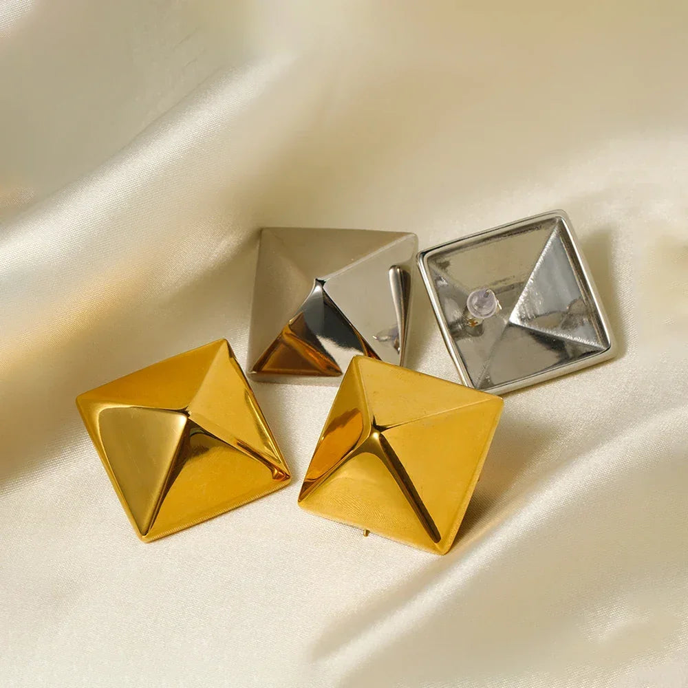 [AuraEcho]Barbara Gold Earrings