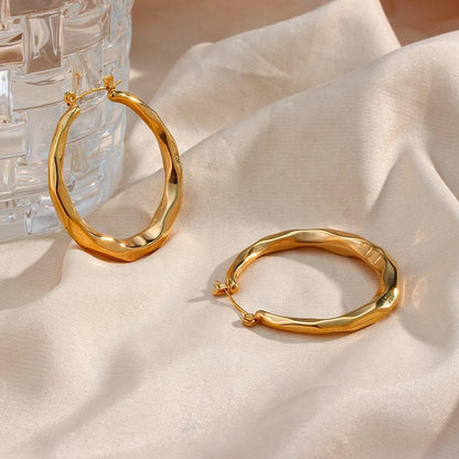 [AuraEcho]Aire Hoop Earrings