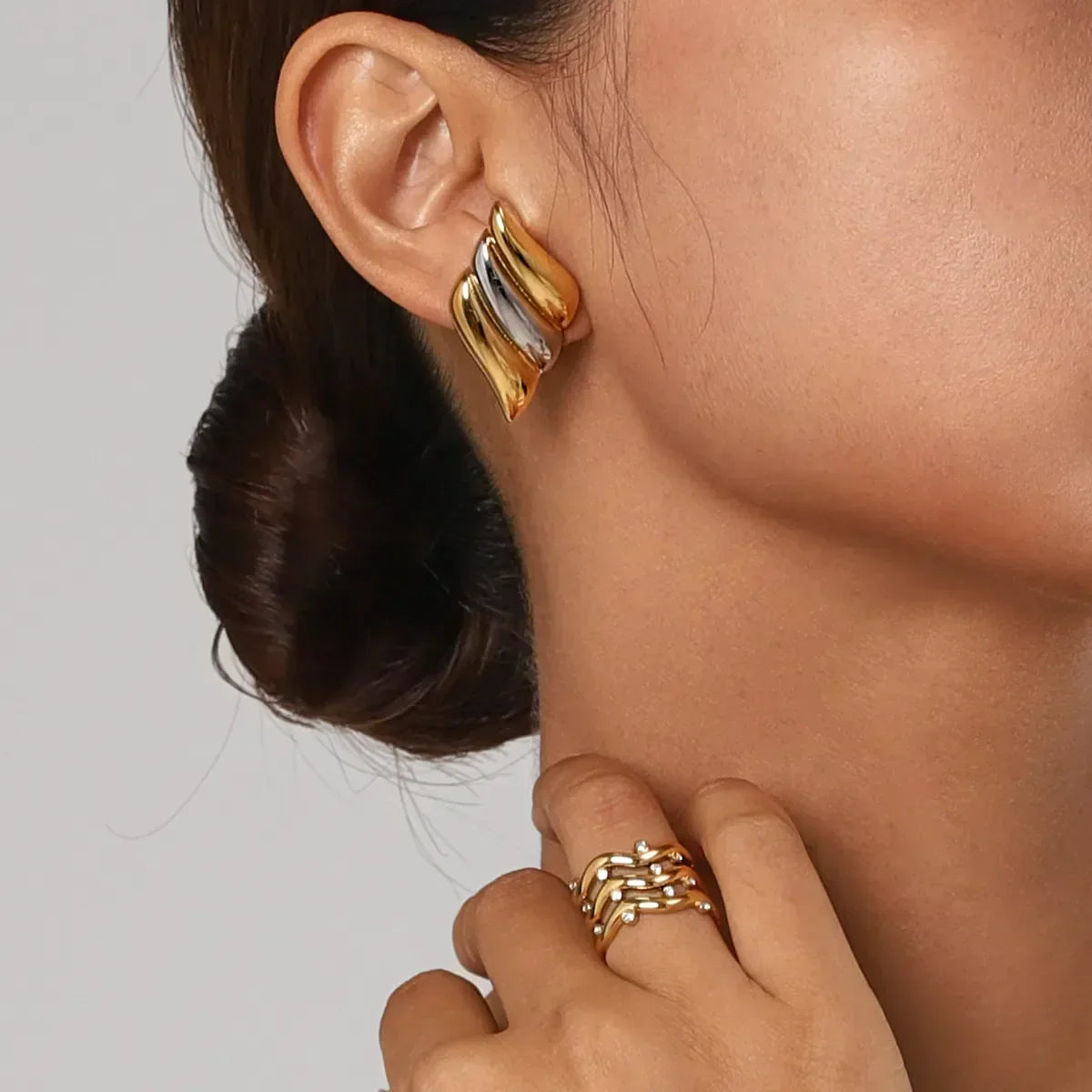 [AuraEcho]Vera Gold Earrings