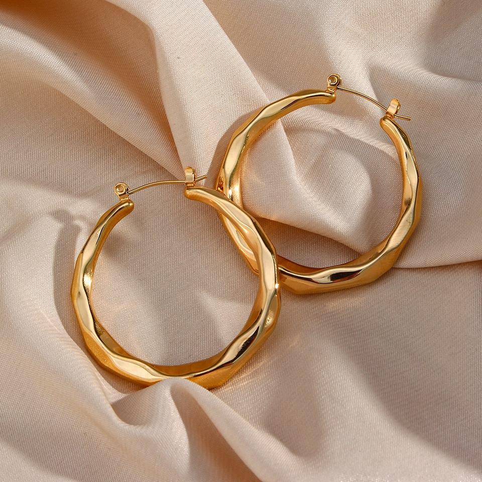 [AuraEcho]Aire Hoop Earrings