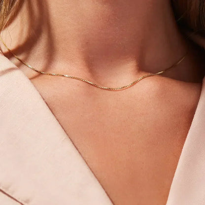 [AuraEcho]Geordyn Gold Chain Necklace