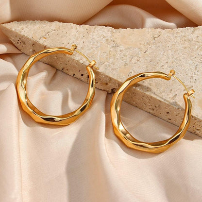 [AuraEcho]Aire Hoop Earrings