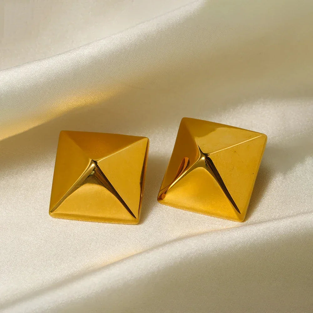 [AuraEcho]Barbara Gold Earrings