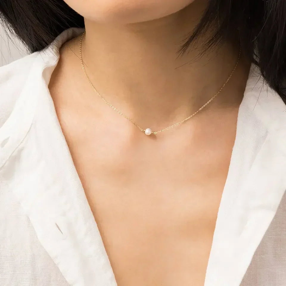 [AuraEcho]Marianne Freshwater Pearl Necklace