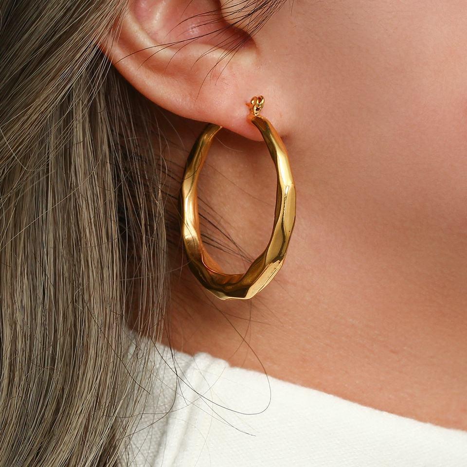 [AuraEcho]Aire Hoop Earrings