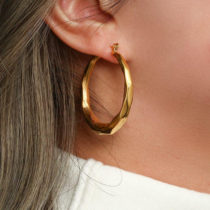 [AuraEcho]Aire Hoop Earrings