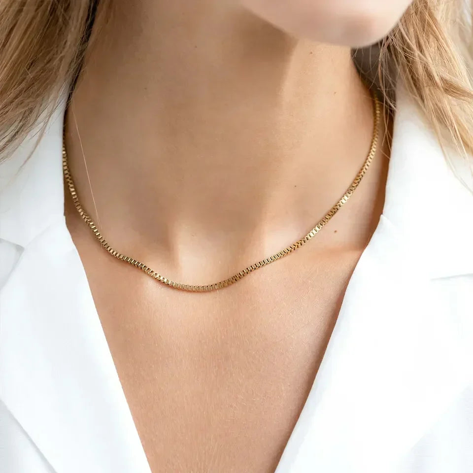 [AuraEcho]Geordyn Gold Chain Necklace