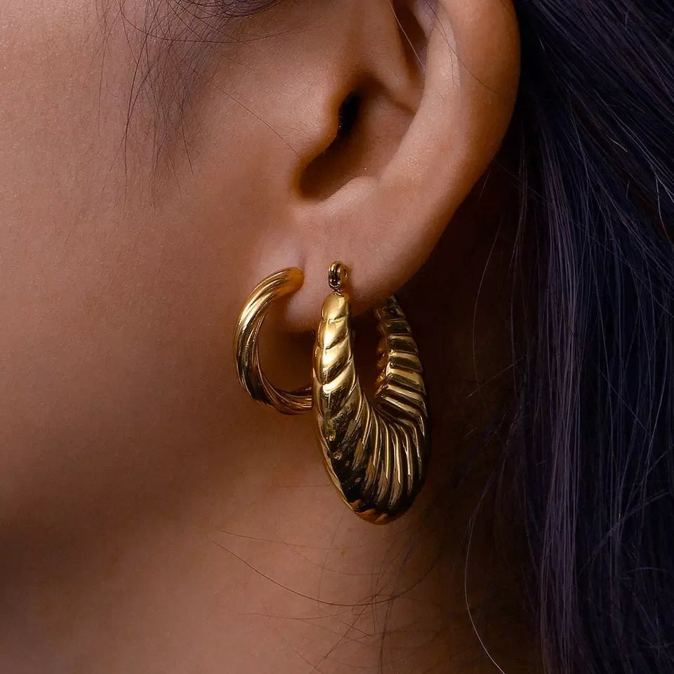 [AuraEcho]Camila Croissant Earrings