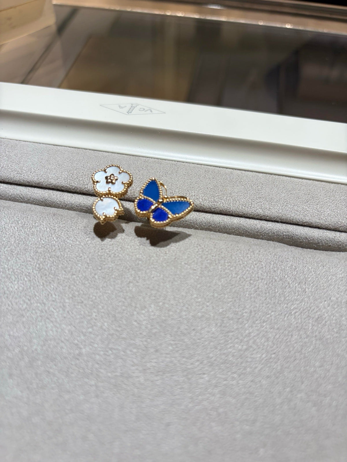 [AuraEcho]LUCKY SPRING BUTTERFLY OPEN-FACE RINGS