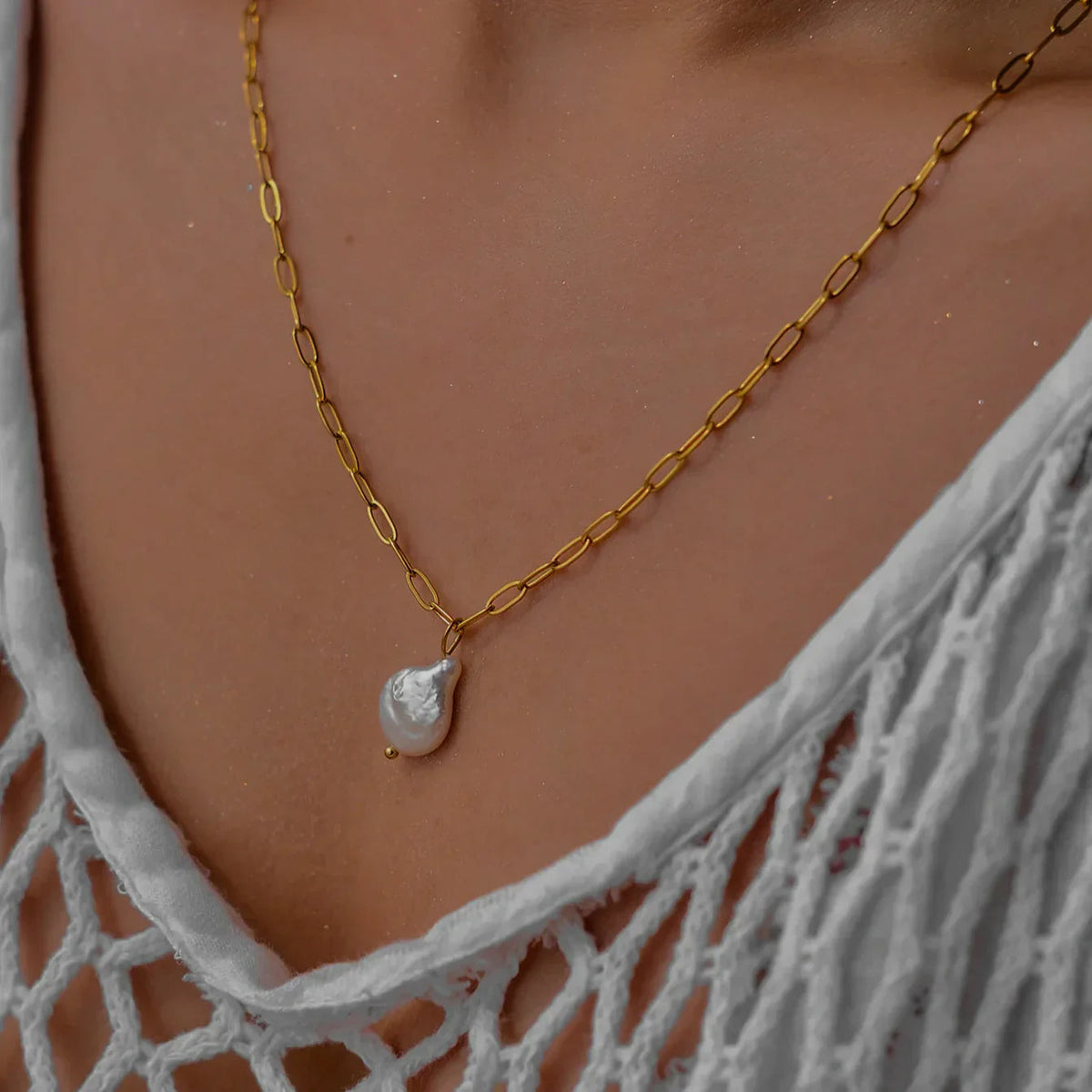 [AuraEcho]Angelica Freshwater Pearl Necklace