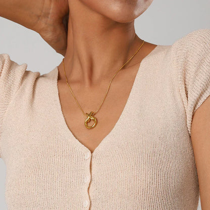 [AuraEcho]Anastasia Gold Necklace
