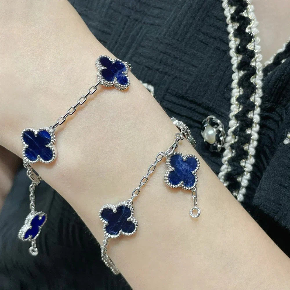 [AuraEcho]CLOVER 5 MOTIF PIETERSITE BRACELET COLLECTION