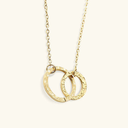 [AuraEcho]Isabelle Gold Hoop Necklace