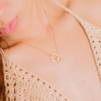 [AuraEcho]Isabelle Gold Hoop Necklace